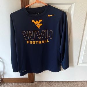 Youth Large WVU Football long sleeve